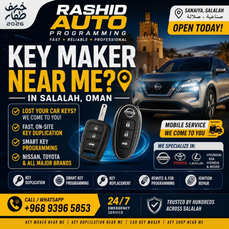 Key Maker Near Me in Salalah, Oman